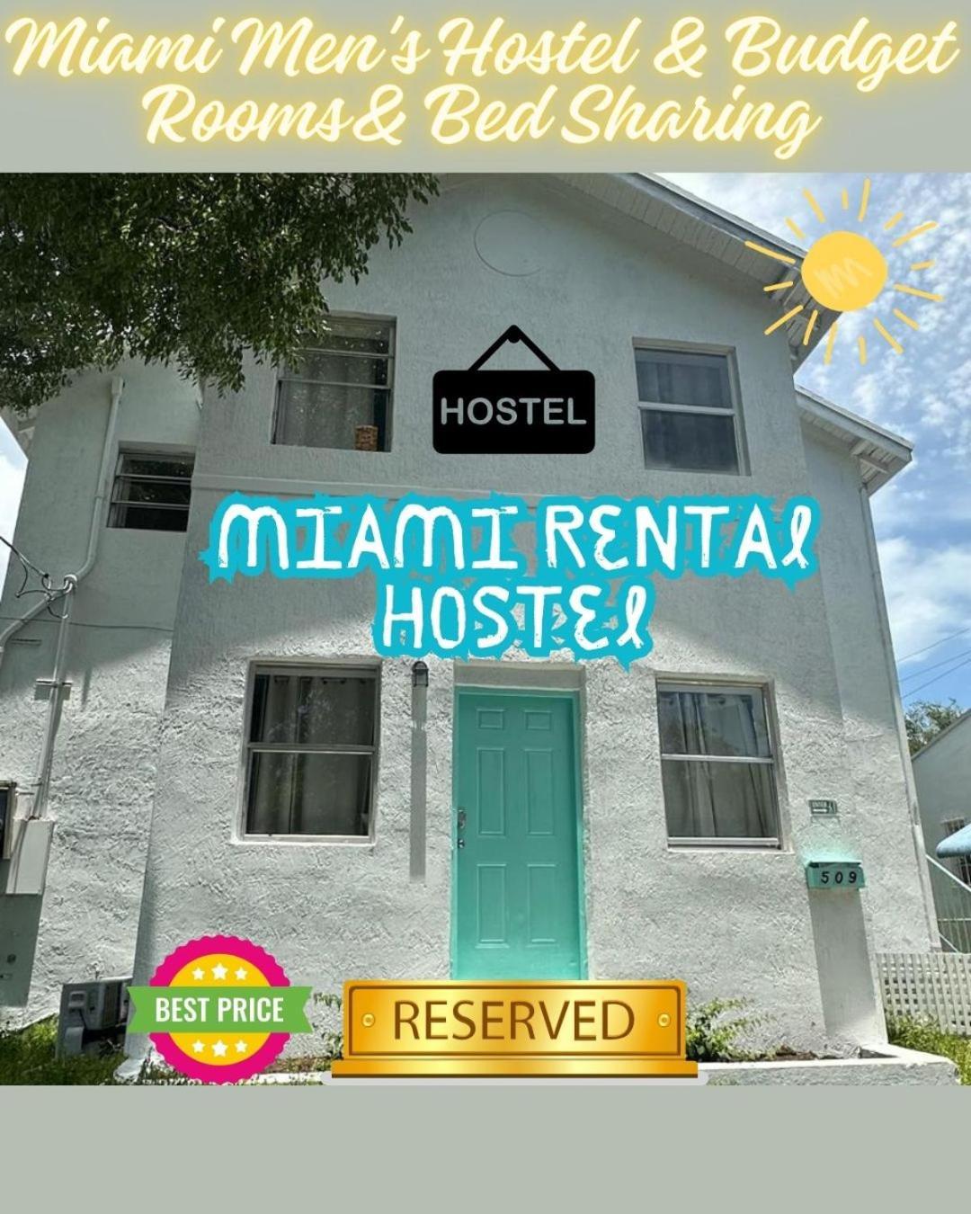 103 Miami Shared Rooms For Men Central Comfortable, Affordable Exterior foto